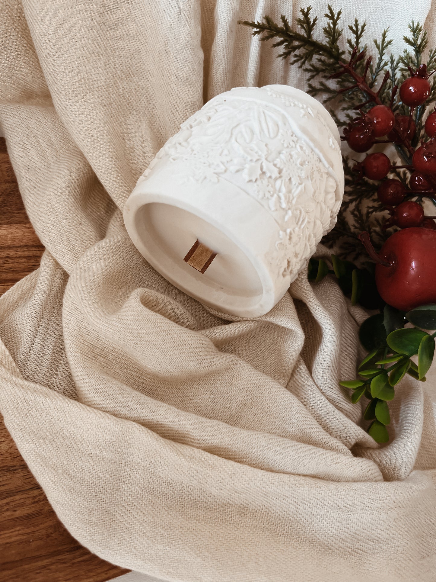 Vela em Copo - Casa de Natal