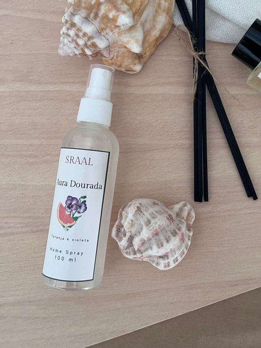 Home Spray Aura Dourada