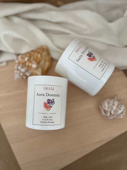 Vela Aura Dourada